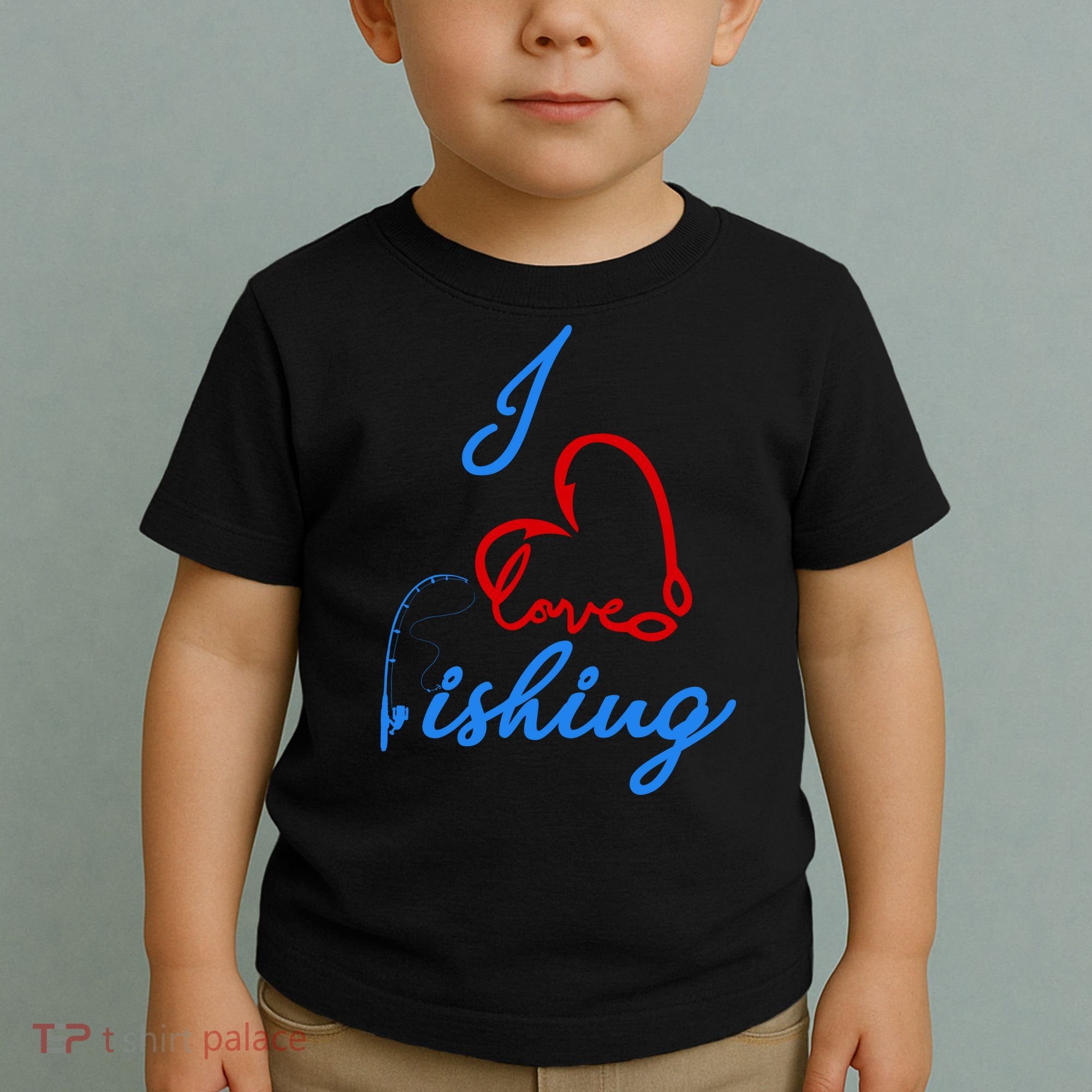 I Love Fishing Fish Lover Bait Reel Toddler T-Shirt