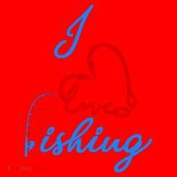 I Love Fishing Fish Lover Bait Reel Santa Hat thumb 1