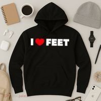 I Love Feet Hoodie thumb 3
