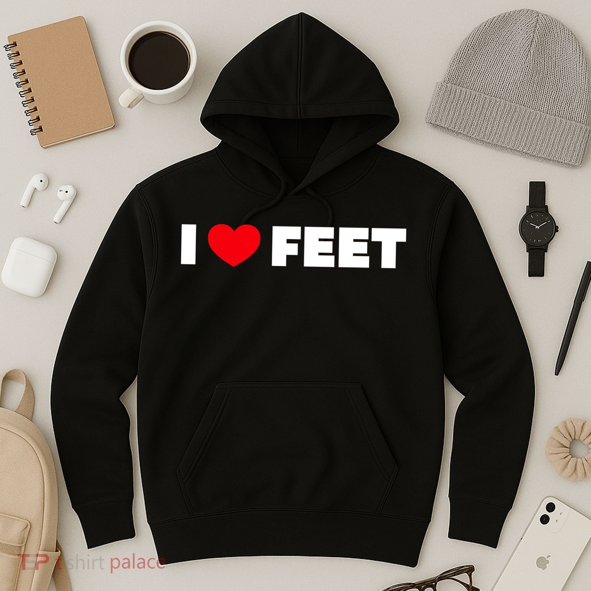 I Love Feet Hoodie