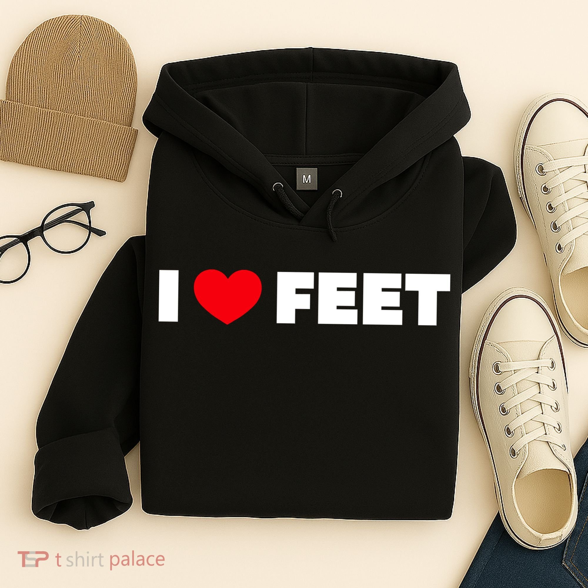 I Love Feet Hoodie