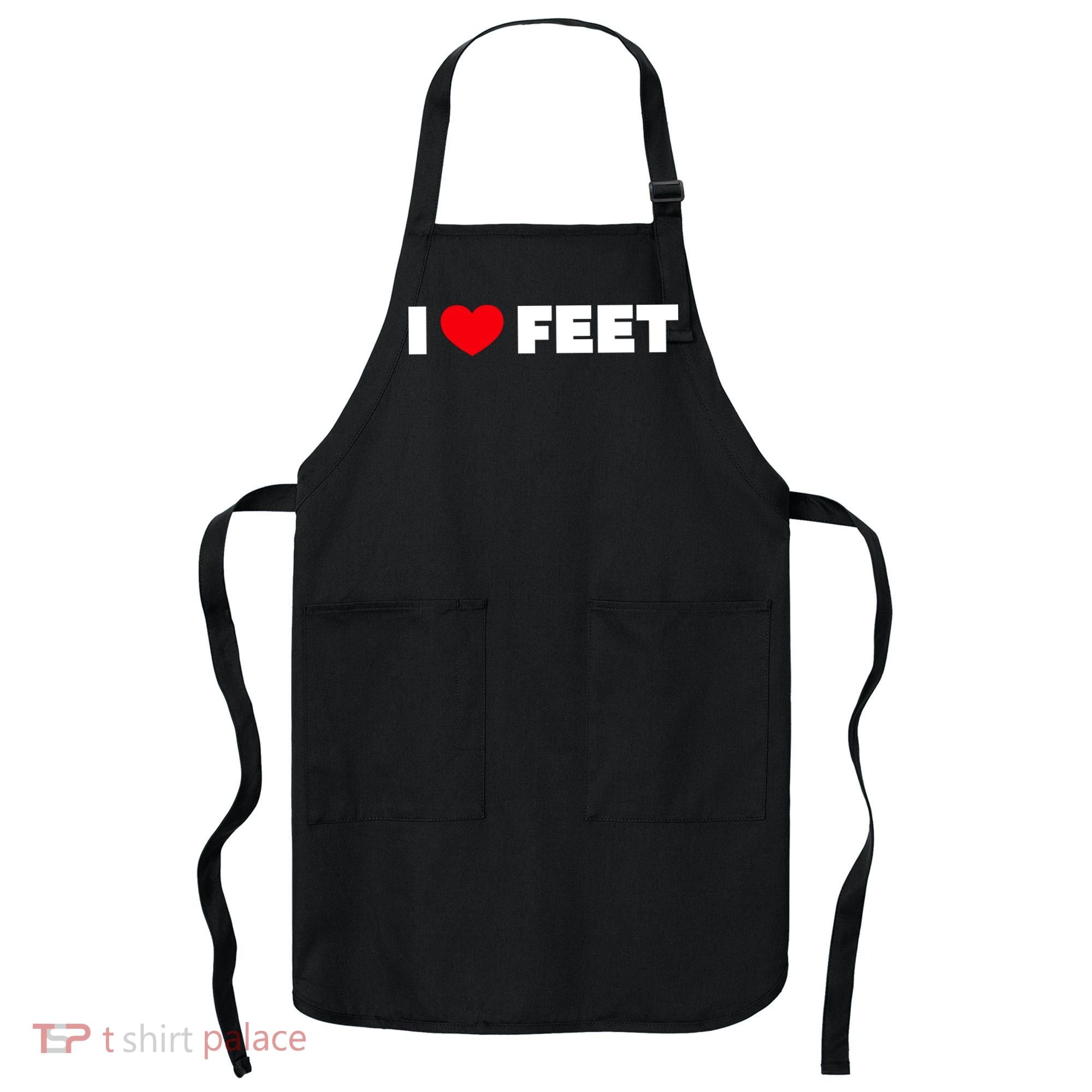 I Love Feet Apron