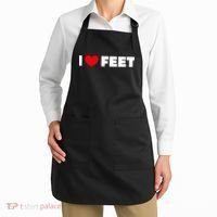 I Love Feet Apron thumb 2