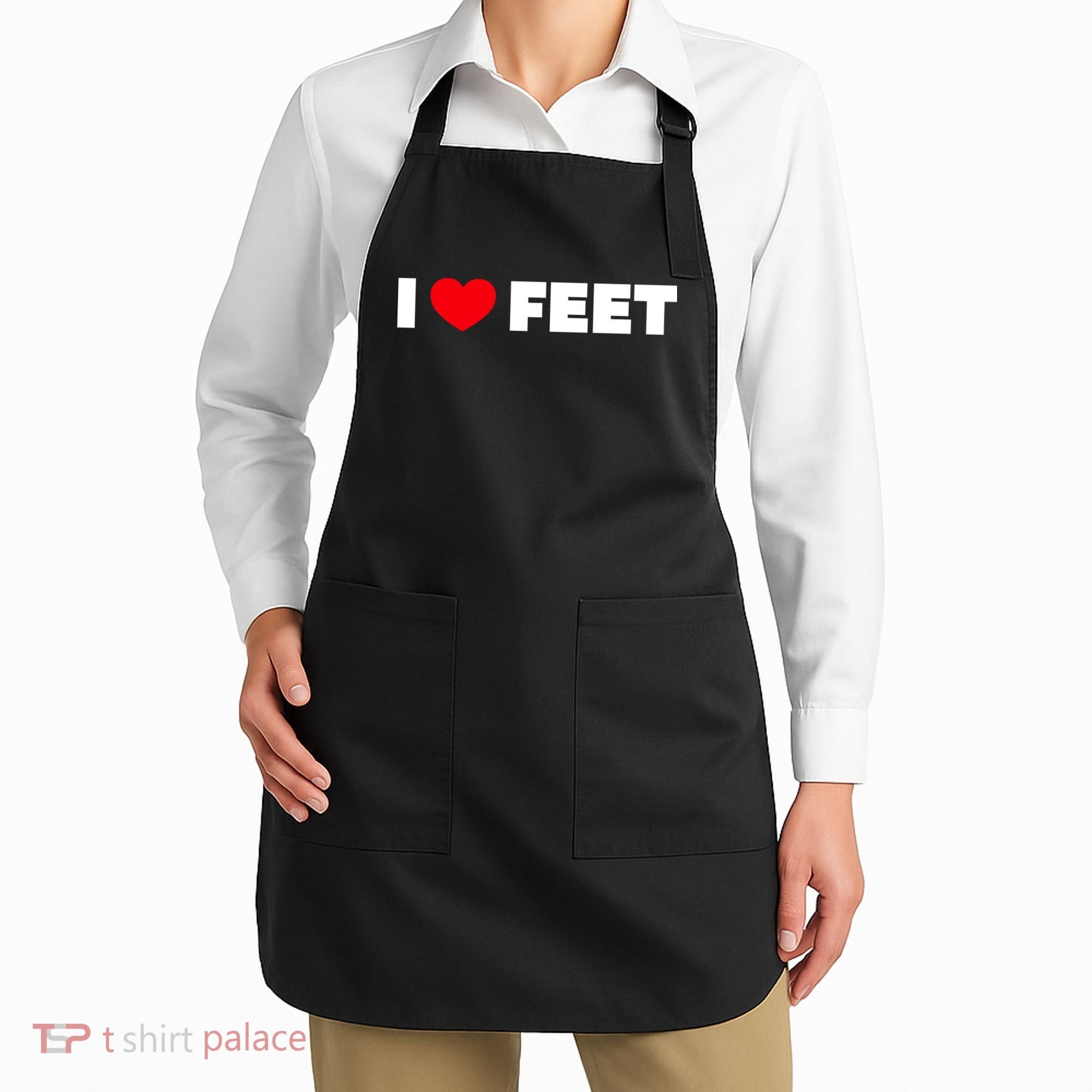 I Love Feet Apron