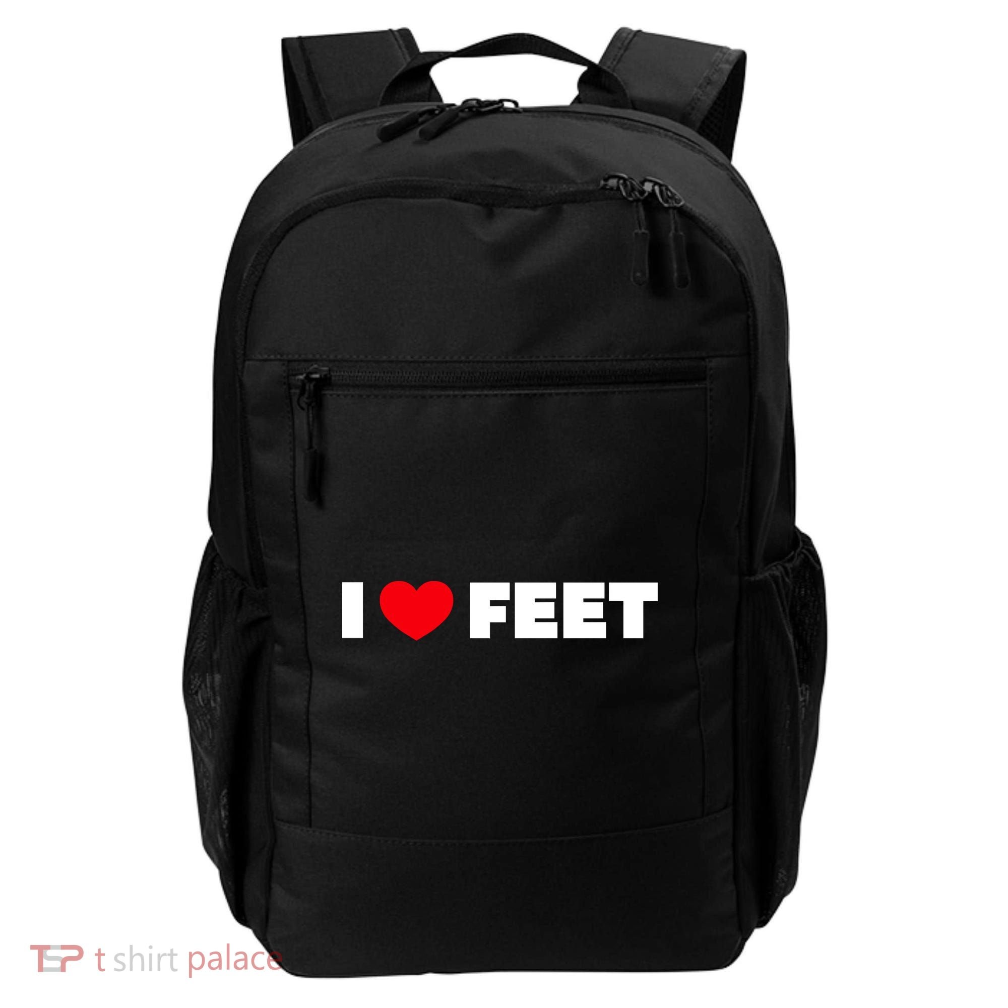 I Love Feet Backpack