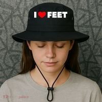 I Love Feet Bucket Hat thumb 3