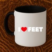 I Love Feet Coffee Mug thumb 2