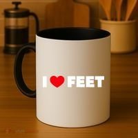 I Love Feet Coffee Mug thumb 4