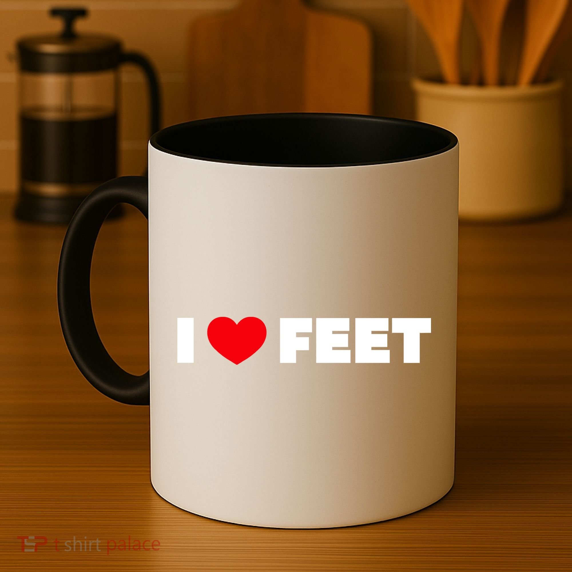 I Love Feet Coffee Mug