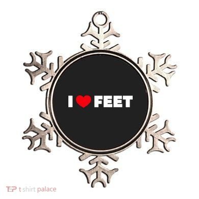 I Love Feet Ornament