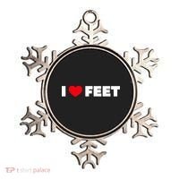 I Love Feet Ornament thumb 0