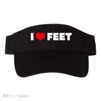 I Love Feet Visor thumb 0