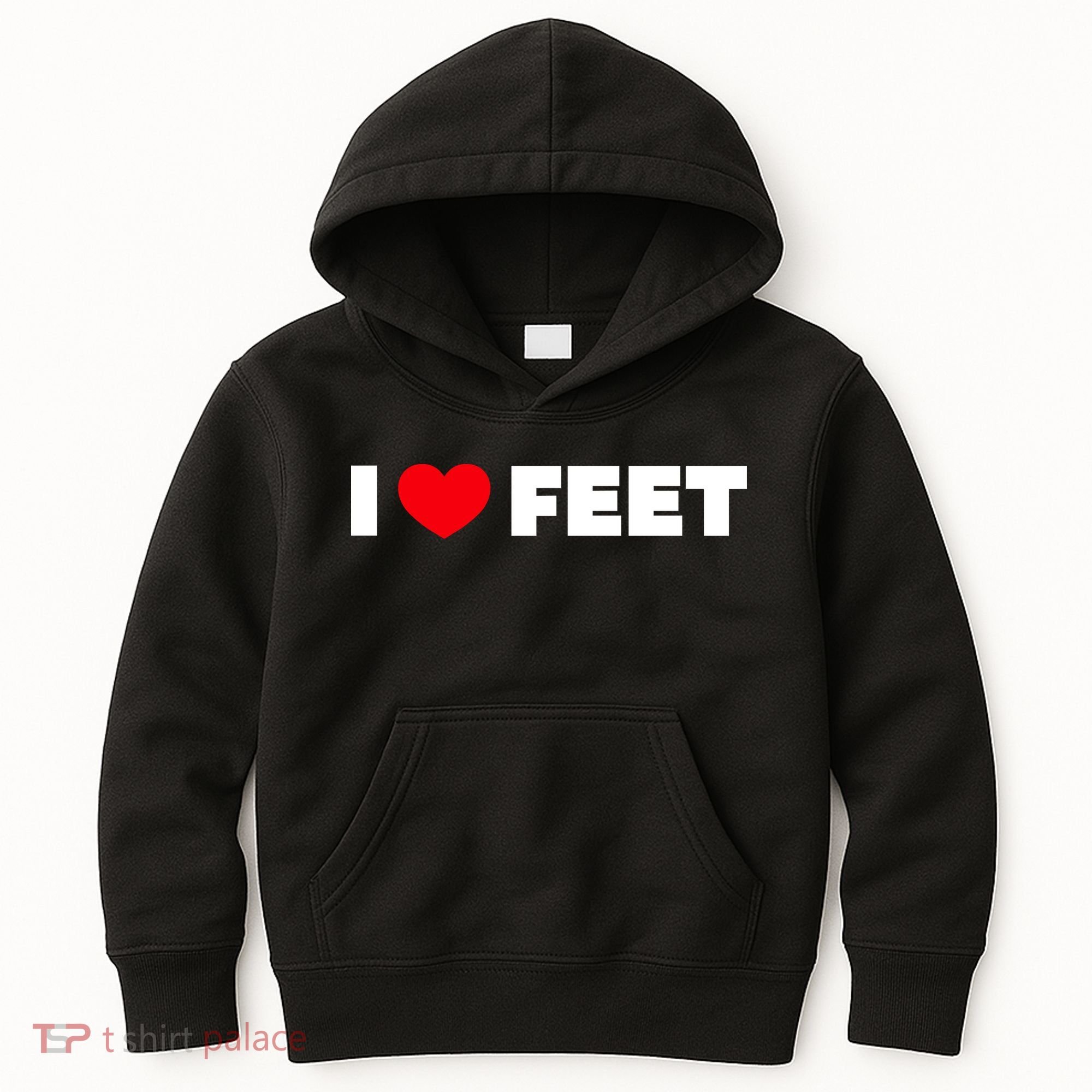 I Love Feet Kids Hoodie