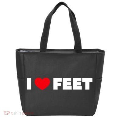 I Love Feet Tote Bag