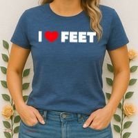 I Love Feet Women's T-Shirt thumb 2