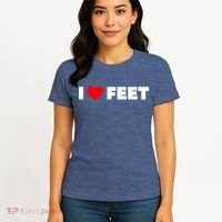 I Love Feet Women's T-Shirt thumb 4