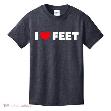 I Love Feet Kids T-Shirt