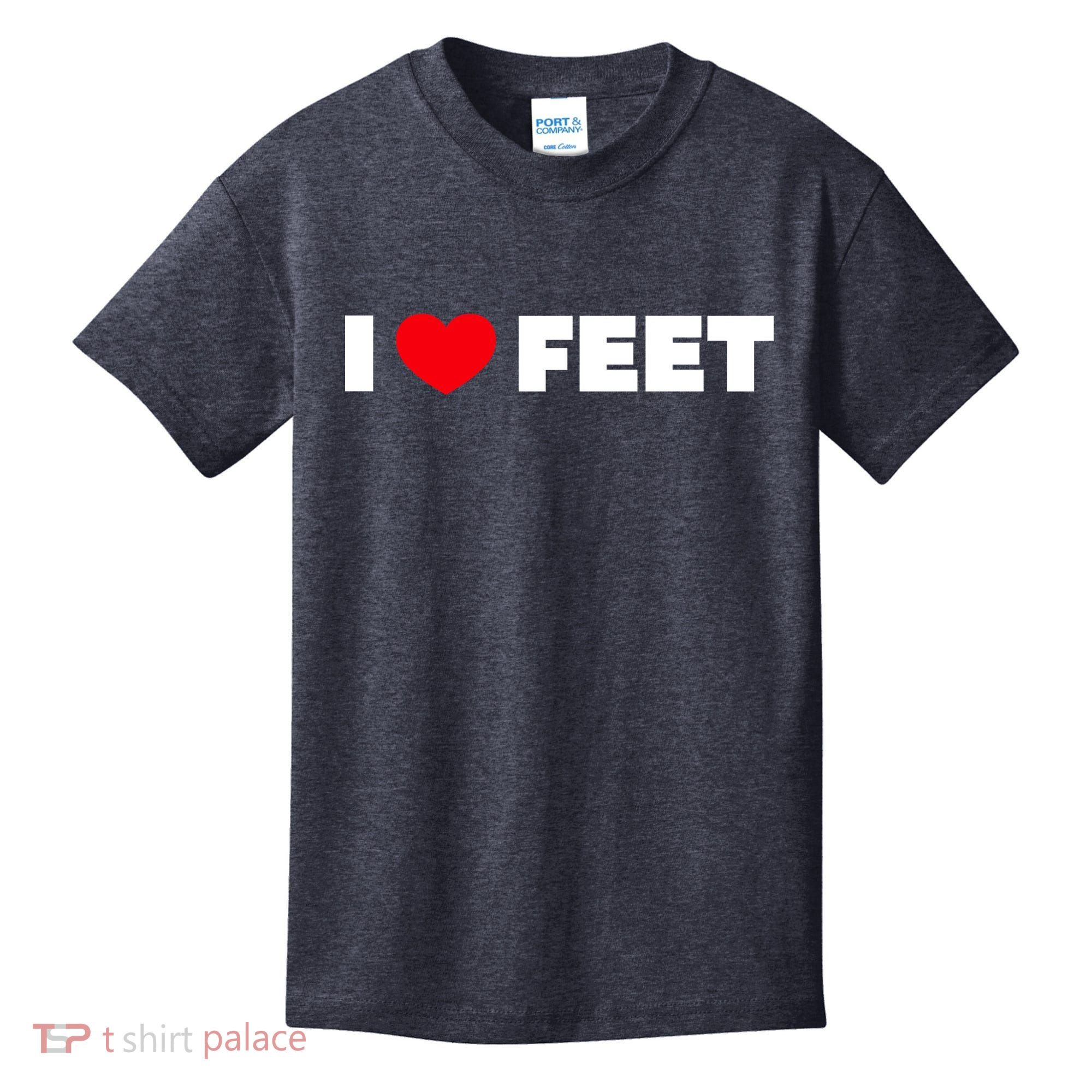 I Love Feet Kids T-Shirt
