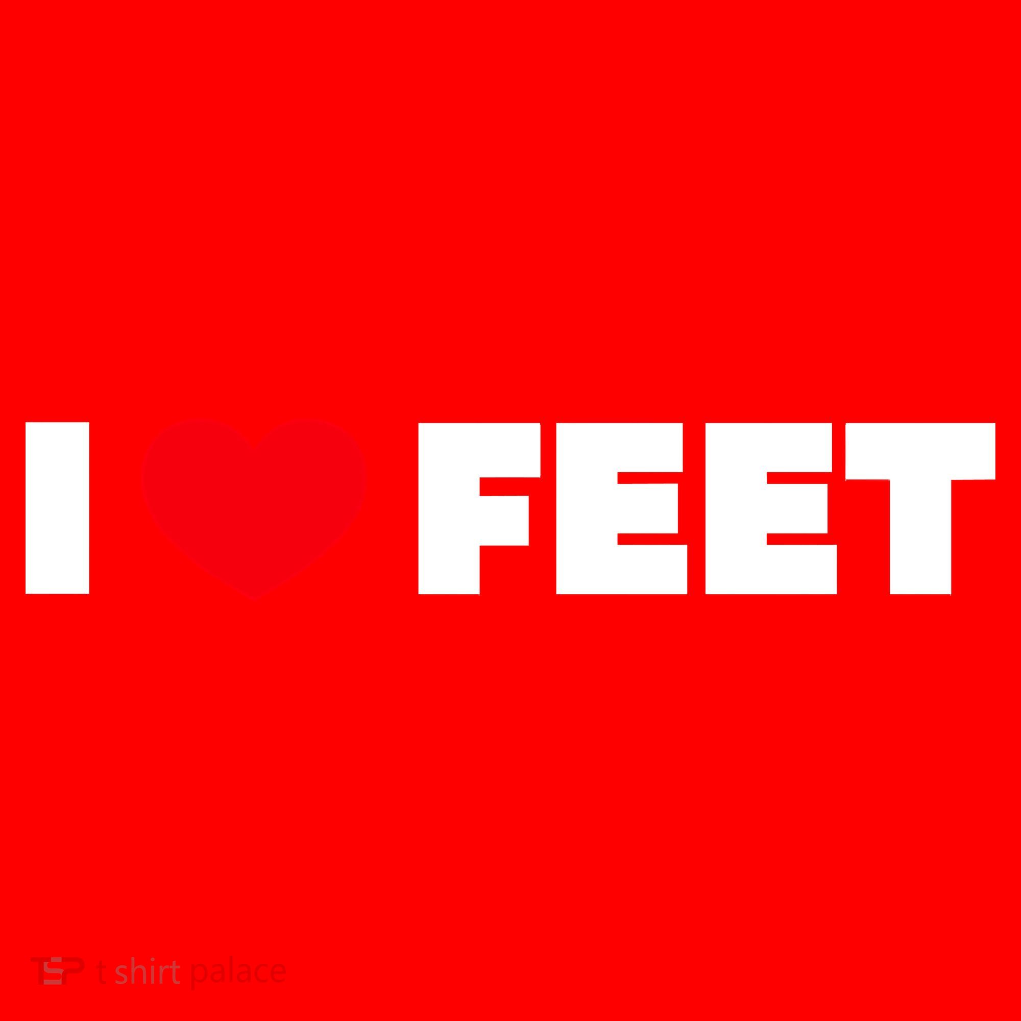 I Love Feet Santa Hat