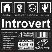 Introvert Label Funny Gift Women's Sweatshirt thumb 2