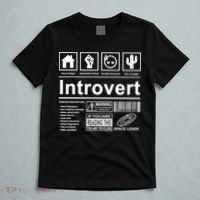 Introvert Label Funny Gift T-Shirt thumb 5