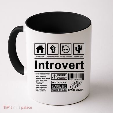 Introvert Label Funny Gift Coffee Mug