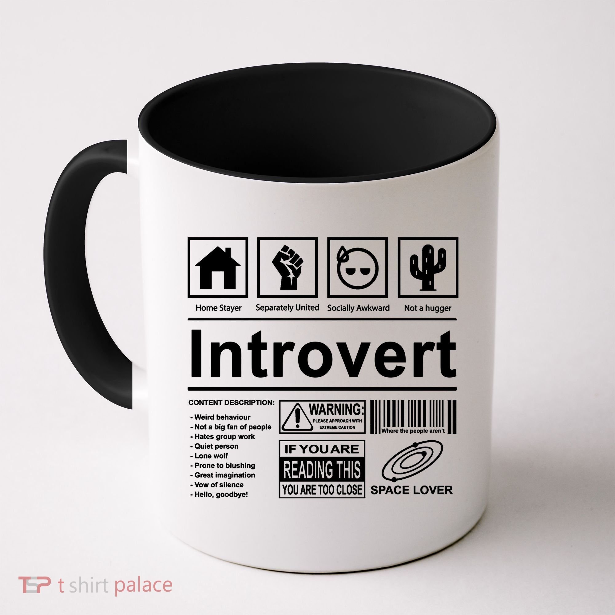 Introvert Label Funny Gift Coffee Mug