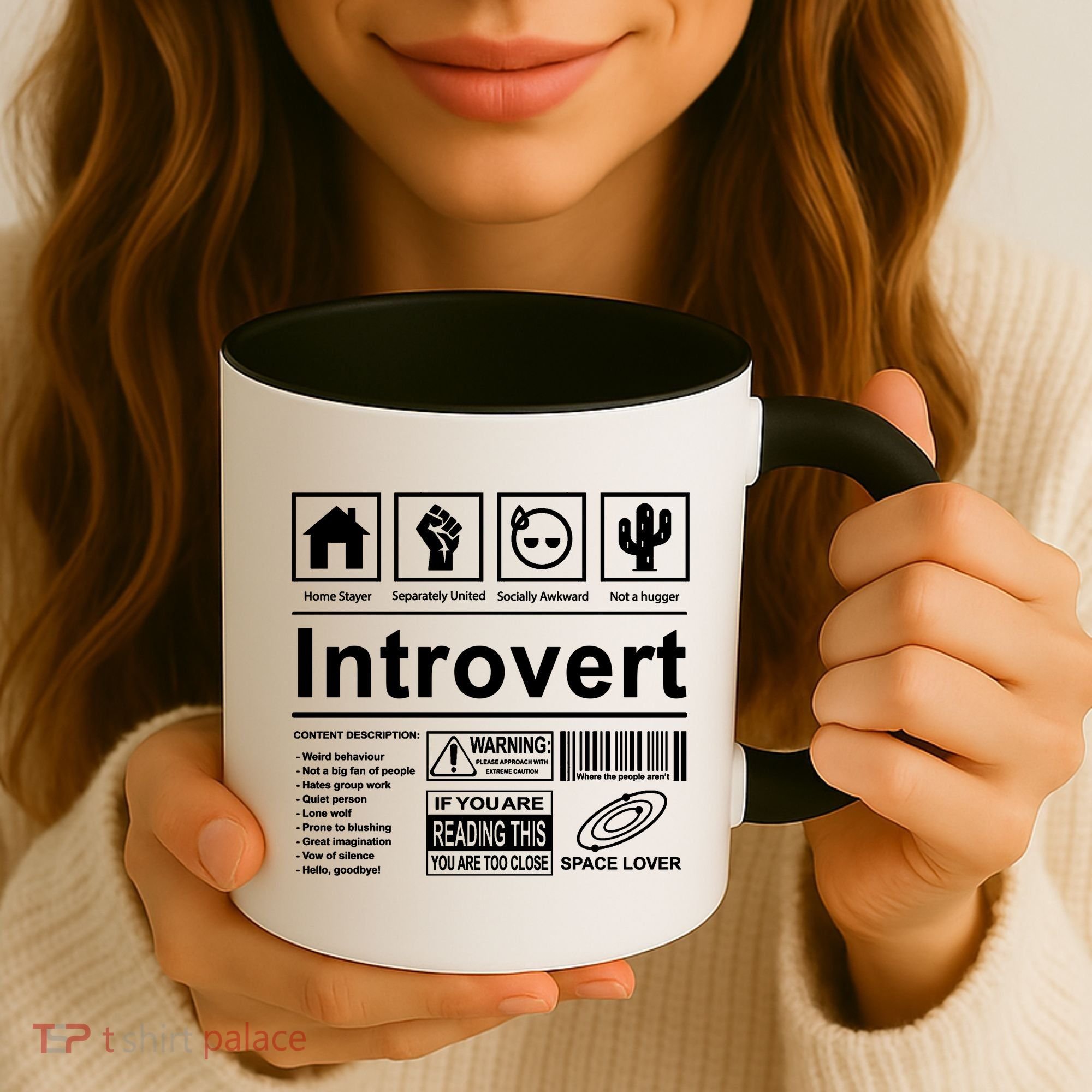 Introvert Label Funny Gift Coffee Mug