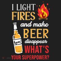 I Light Fires And Make Beer Disappear Funny Camping Women's Sweatshirt thumb 2