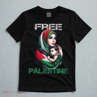 I Love Free Palestine Mother Children Gaza Strip Palestinian T-Shirt thumb 5