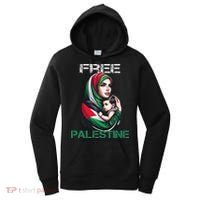 I Love Free Palestine Mother Children Gaza Strip Palestinian Women's Hoodie thumb 0