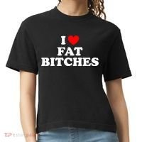 I Love Fat Bitches Great Gift Comfort Colors Boxy T-Shirt thumb 0