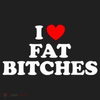 I Love Fat Bitches Great Gift Comfort Colors Boxy T-Shirt thumb 3