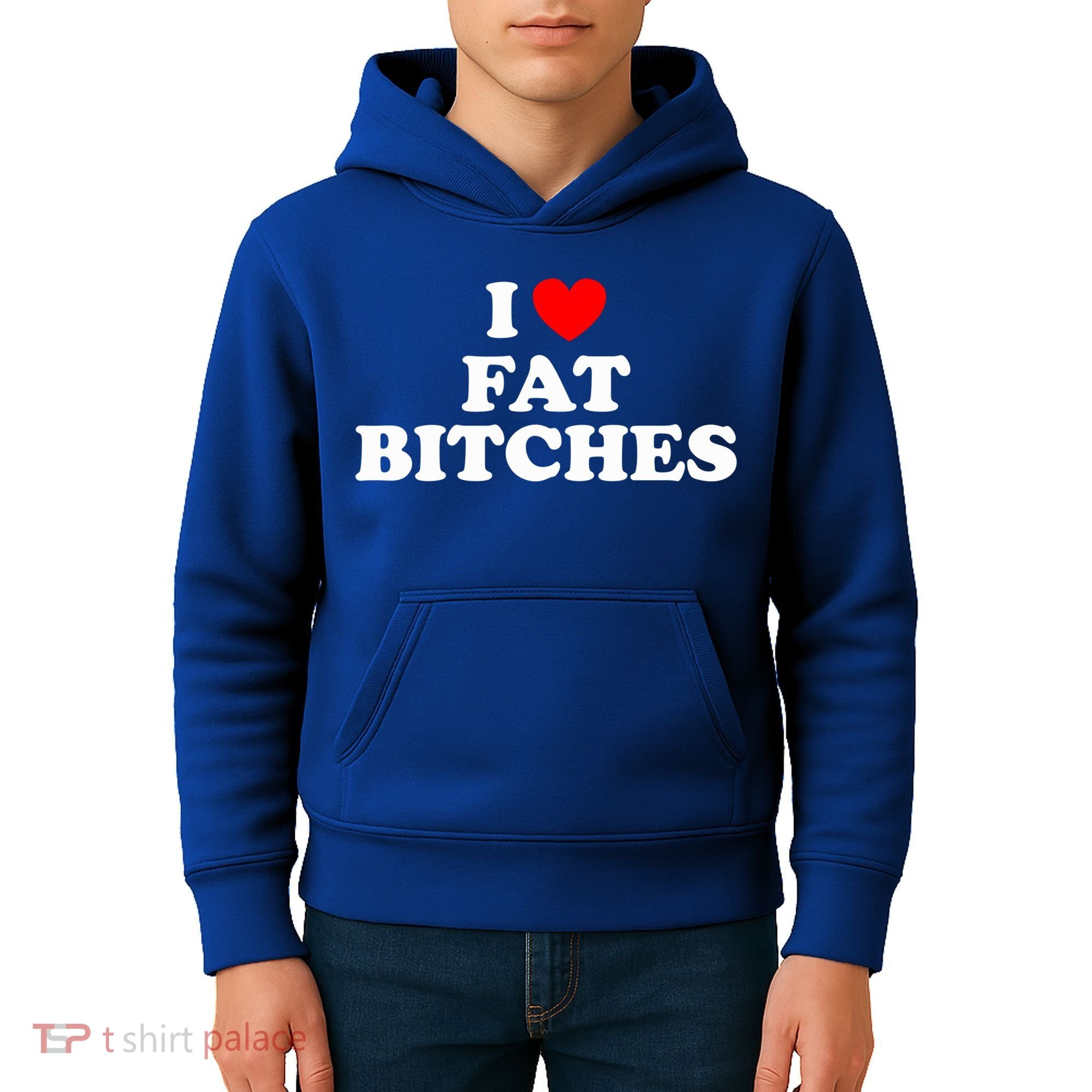 I Love Fat Bitches Great Gift Kids Hoodie