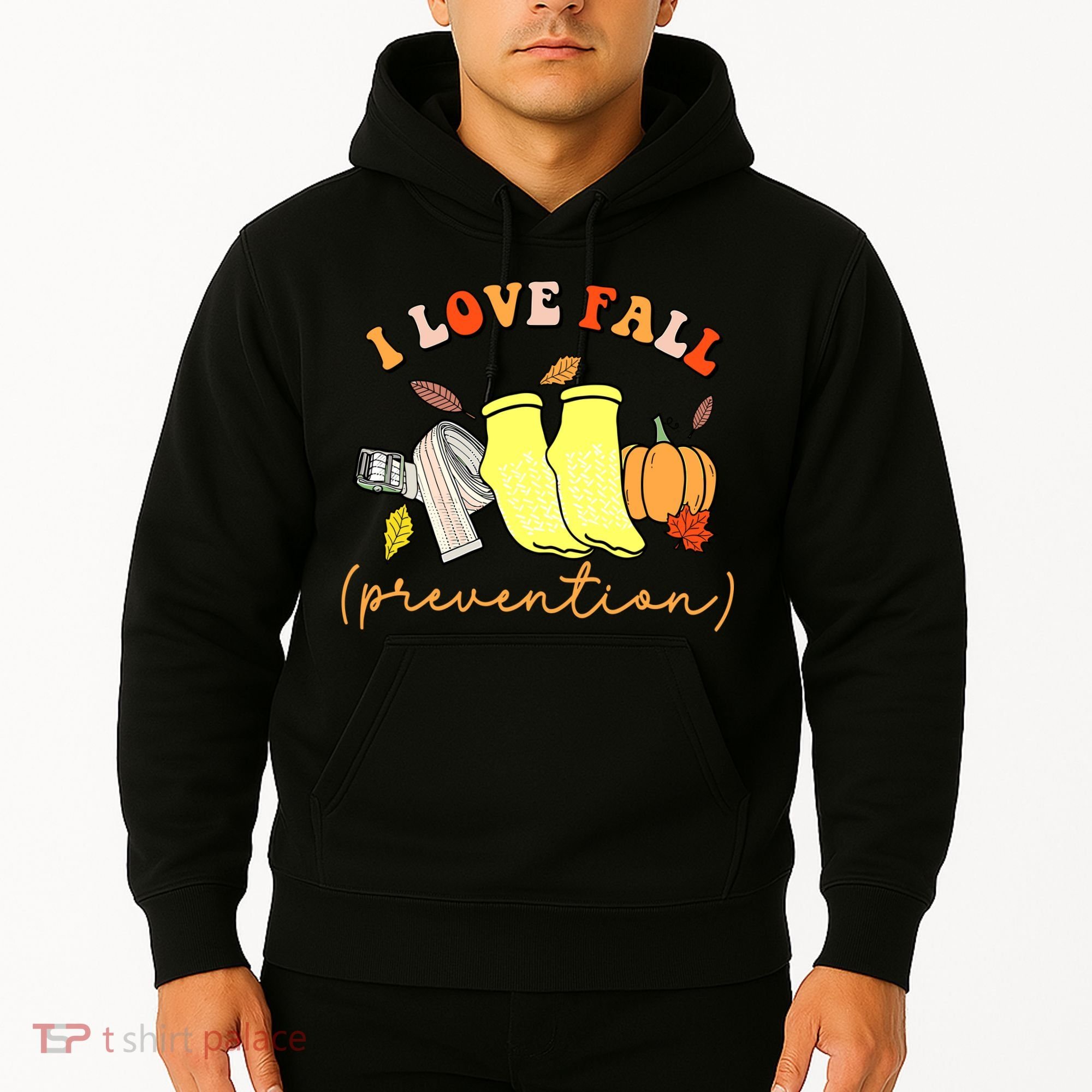 I Love Fall Prevention Halloween Hoodie