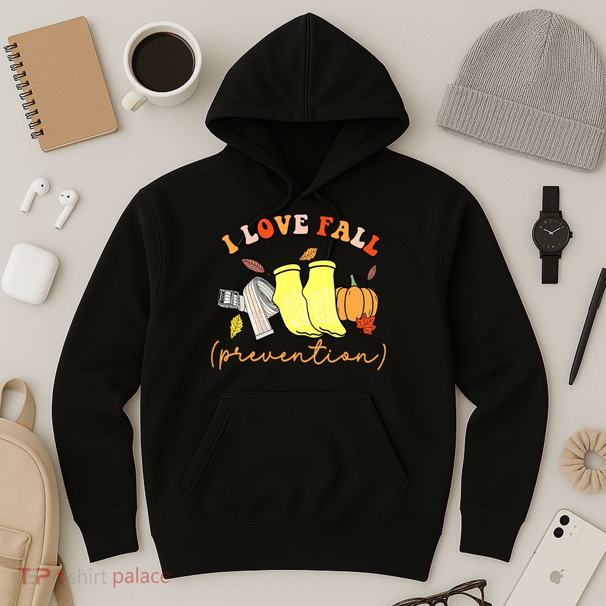 I Love Fall Prevention Halloween Hoodie