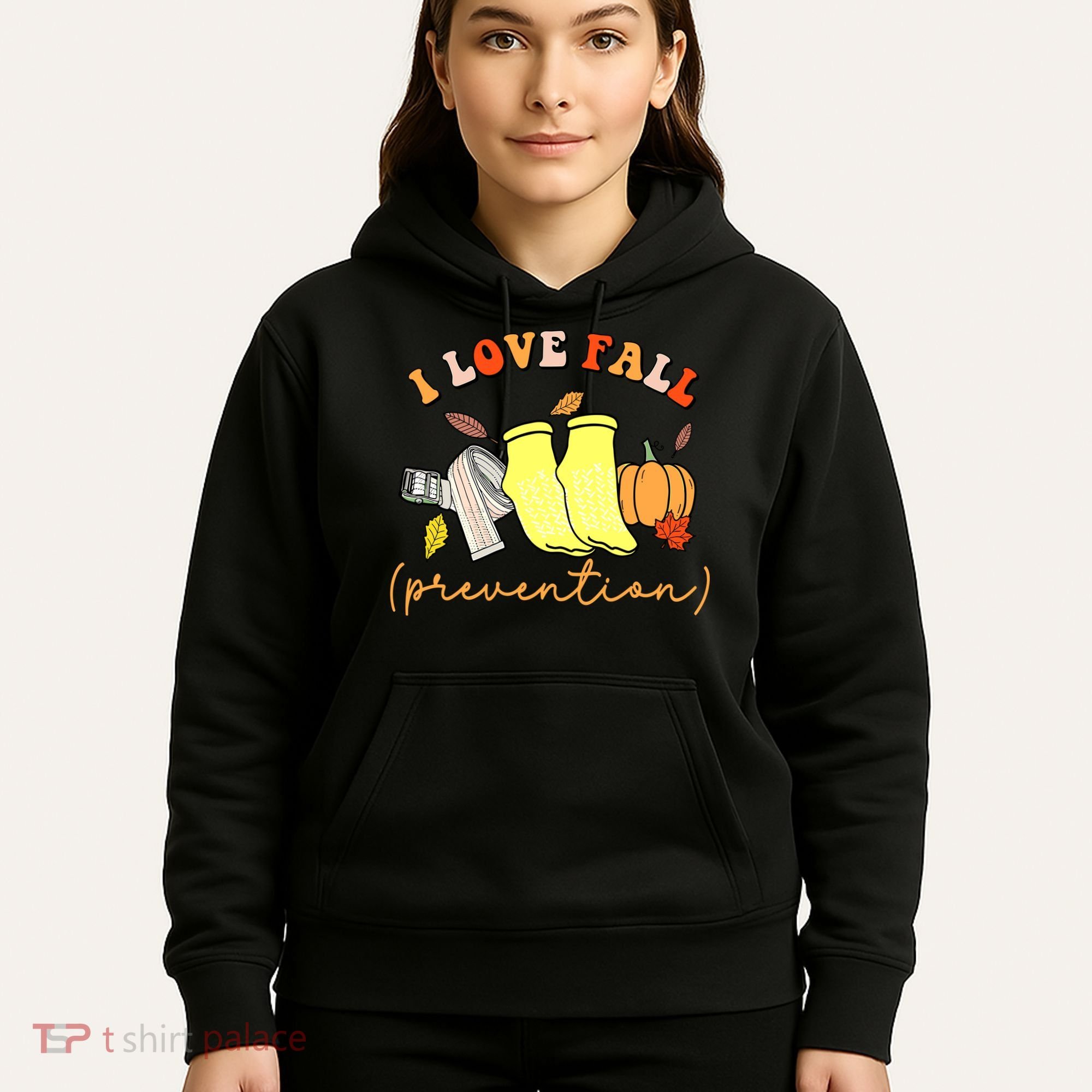 I Love Fall Prevention Halloween Hoodie