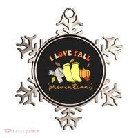 I Love Fall Prevention Halloween Ornament thumb 0