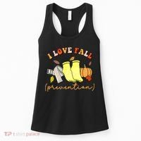 I Love Fall Prevention Halloween Women's Tank Top thumb 0