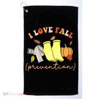 I Love Fall Prevention Halloween Golf Towel thumb 0