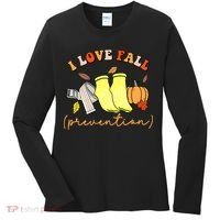 I Love Fall Prevention Halloween Women's Long Sleeve Shirt thumb 0