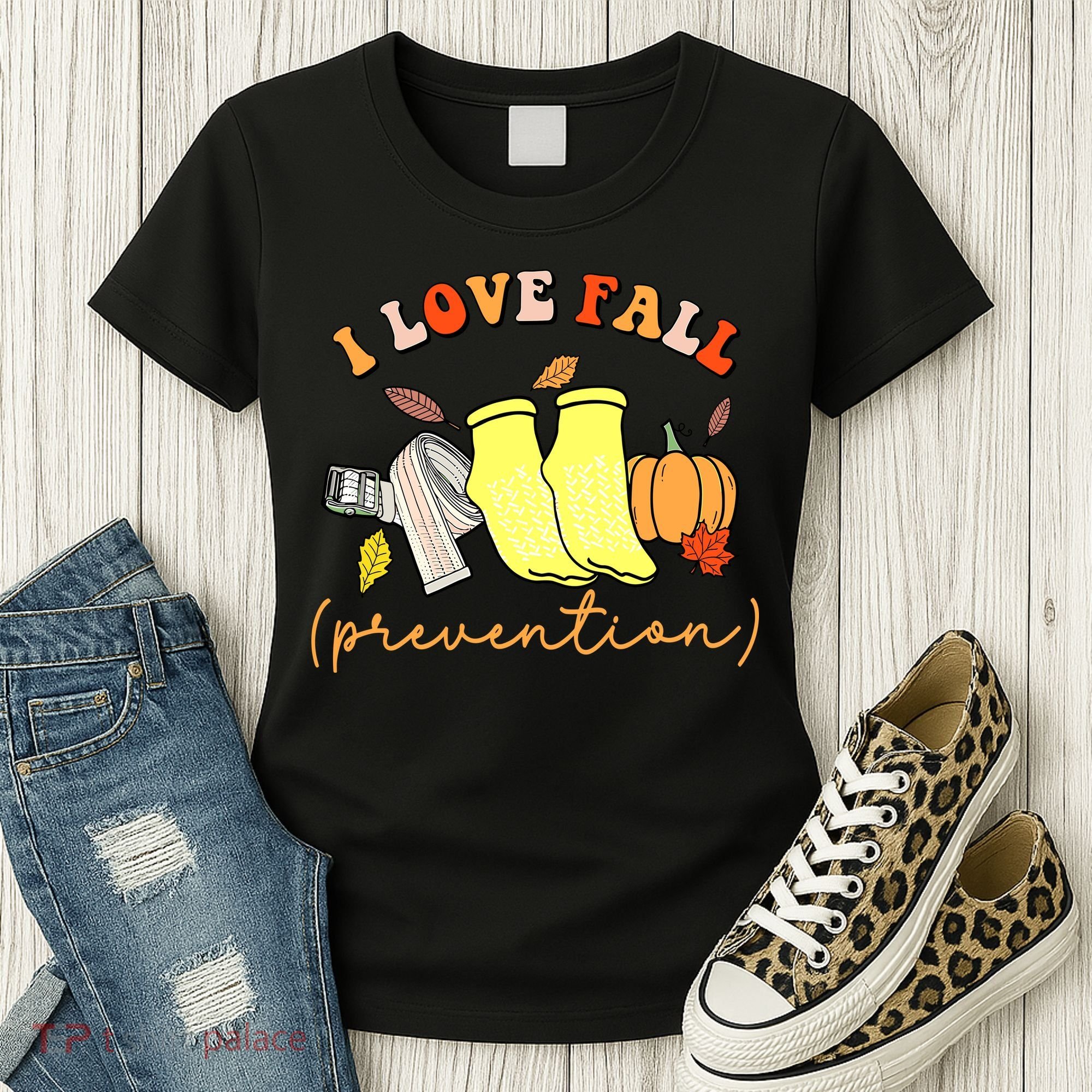I Love Fall Prevention Halloween Women's T-Shirt