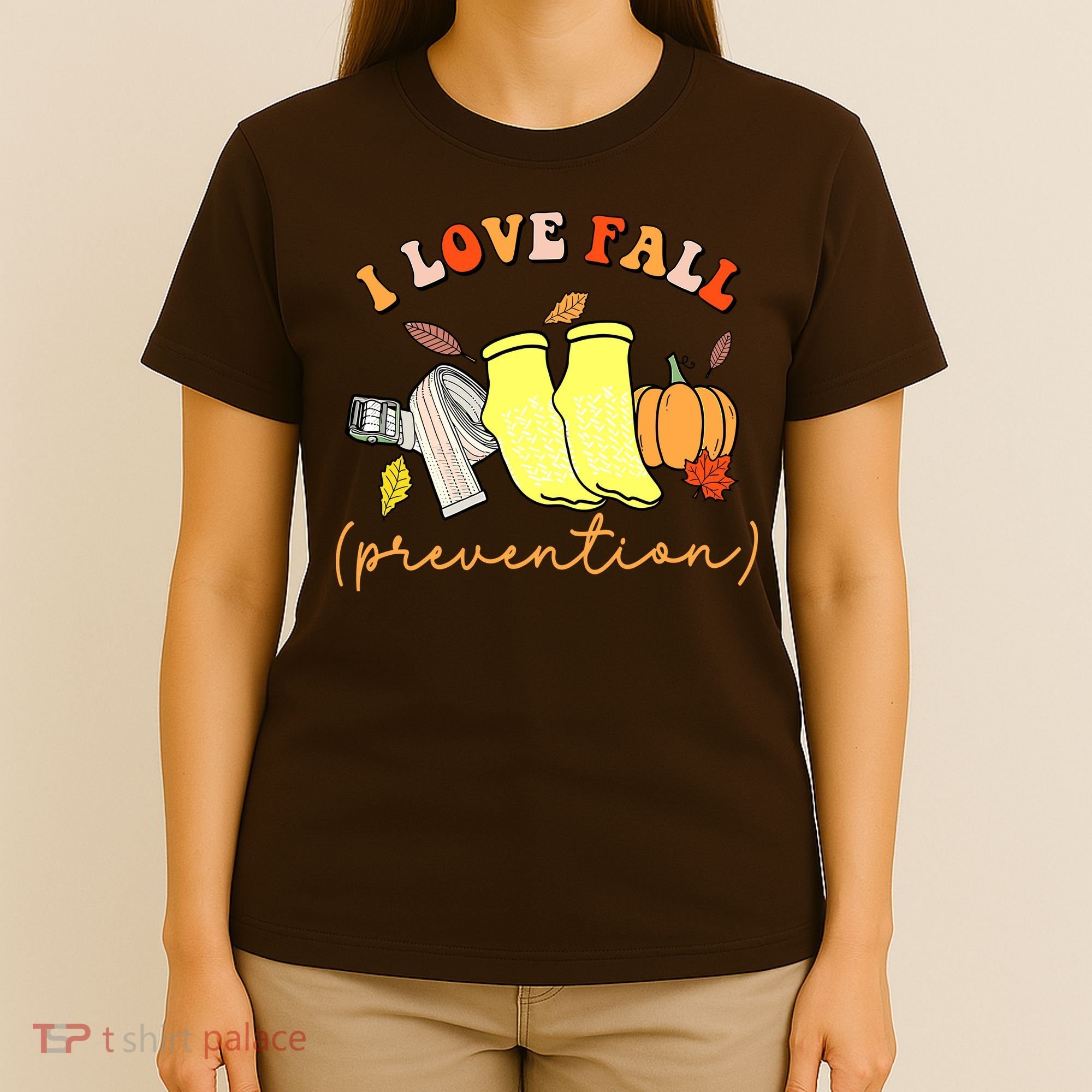 I Love Fall Prevention Halloween T-Shirt