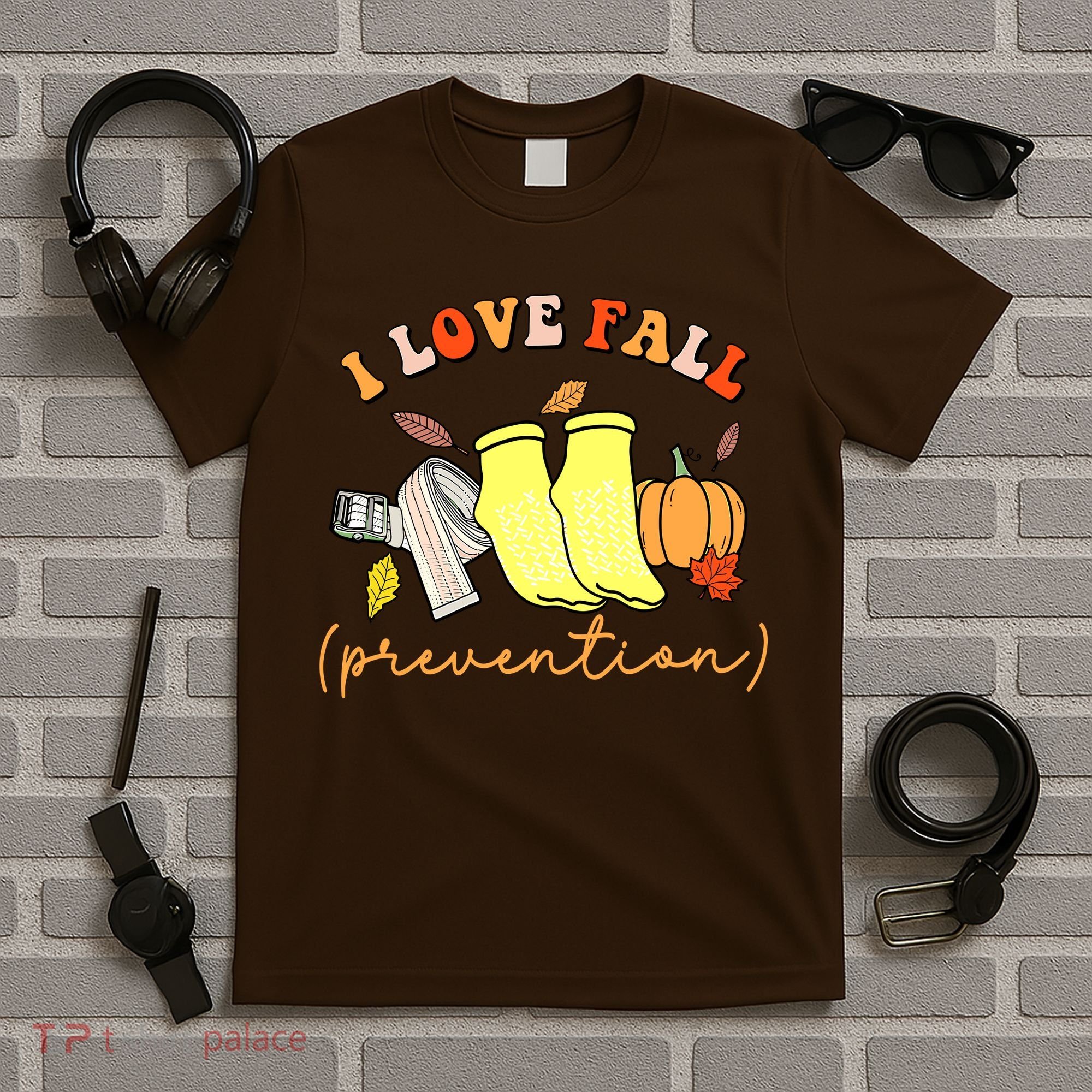 I Love Fall Prevention Halloween T-Shirt