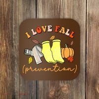 I Love Fall Prevention Halloween Coaster thumb 0