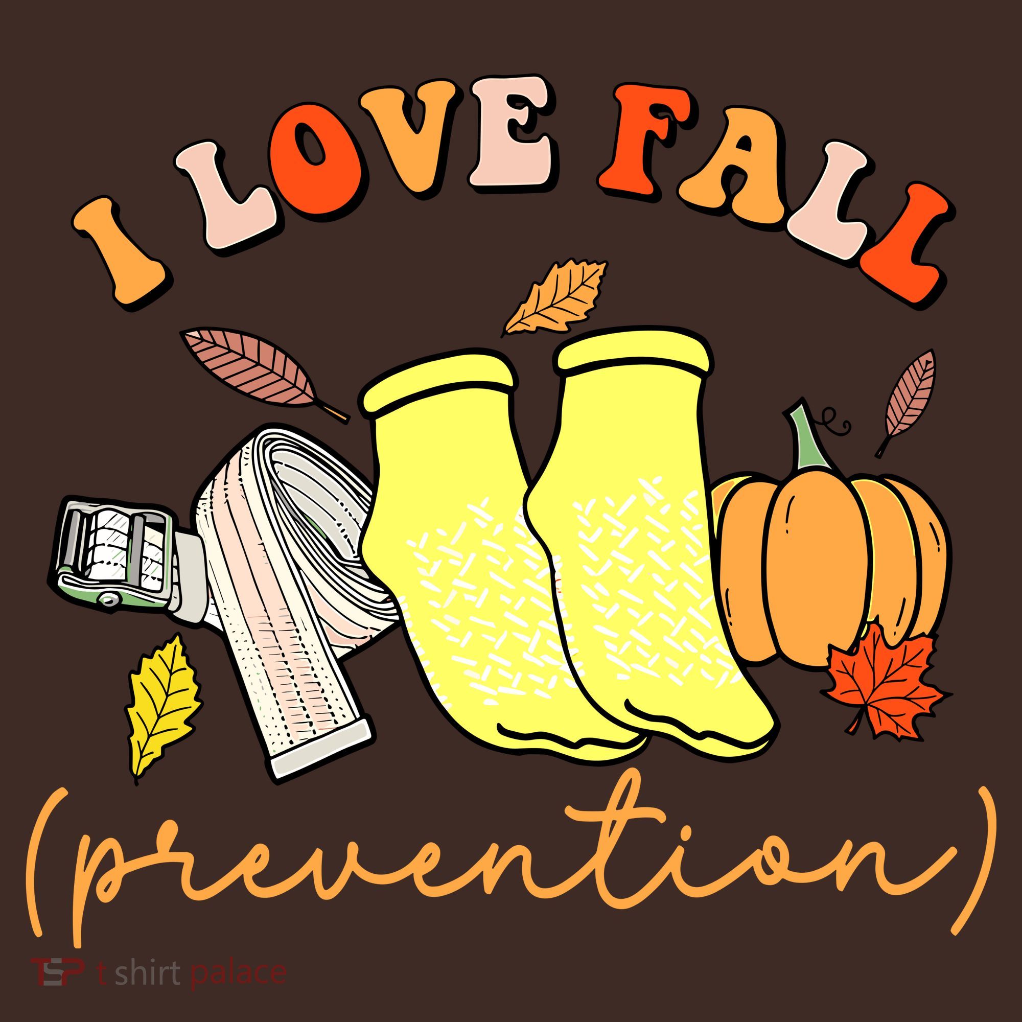 I Love Fall Prevention Halloween Baby Bodysuit