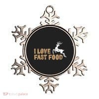 I Love Fast Food Hunting Deer Hunting Gift Ornament thumb 0