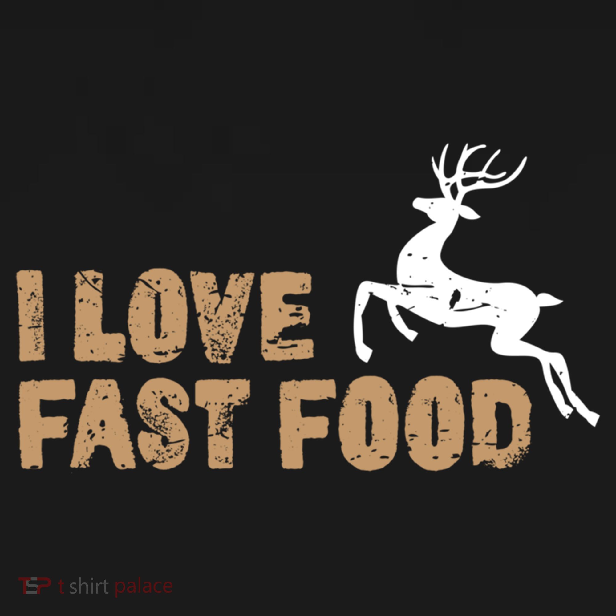 I Love Fast Food Hunting Deer Hunting Gift Ornament