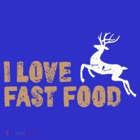 I Love Fast Food Hunting Deer Hunting Gift Sweatshirt thumb 3