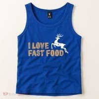I Love Fast Food Hunting Deer Hunting Gift Tank Top thumb 2